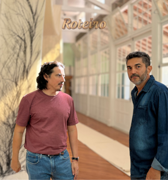 exposição Vim do Mundo: artista João Lima e curador Ernesto Bonato no De Etser
