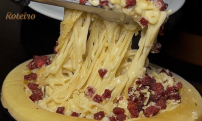 Festival Italiano em SJC oferece macarrão preparado na roda de queijo