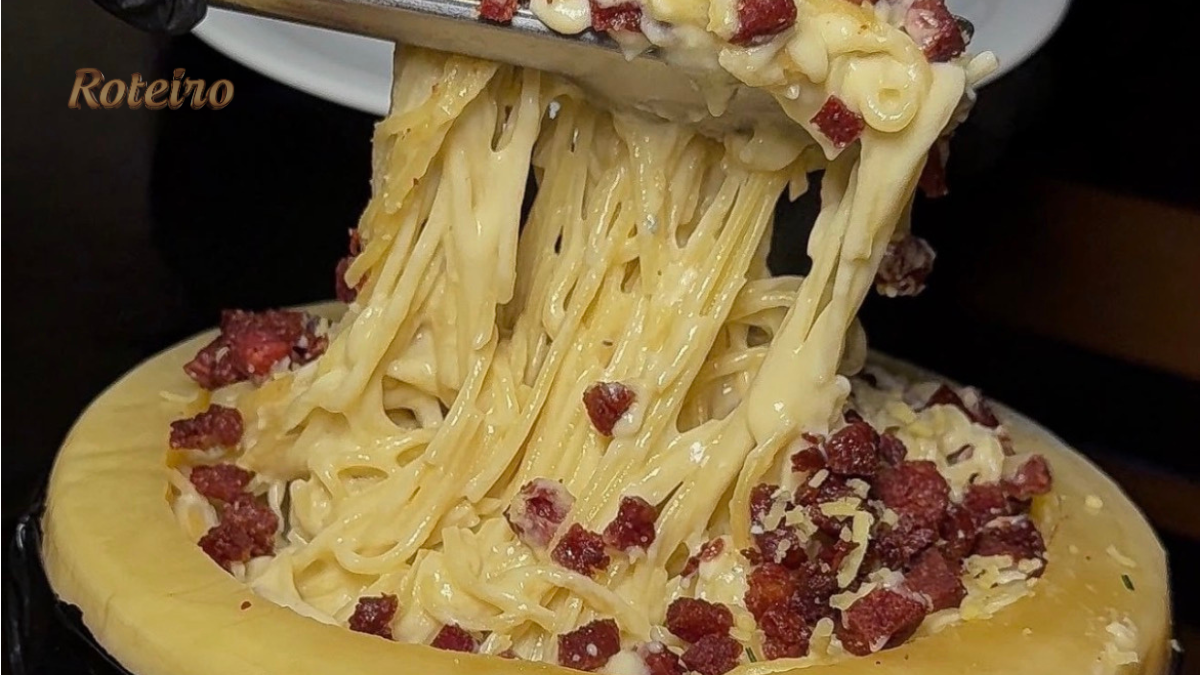 Festival Italiano em SJC oferece macarrão preparado na roda de queijo