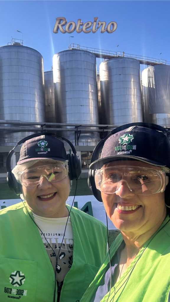 Tour Heineken em Jacareí — visita aos tanques de fermentação da fábrica