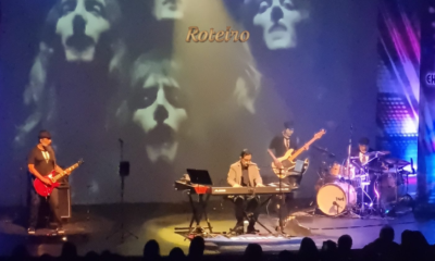 Vídeo Piano Experience SJC: banda em apresentação anterior ao show no Teatro Univap