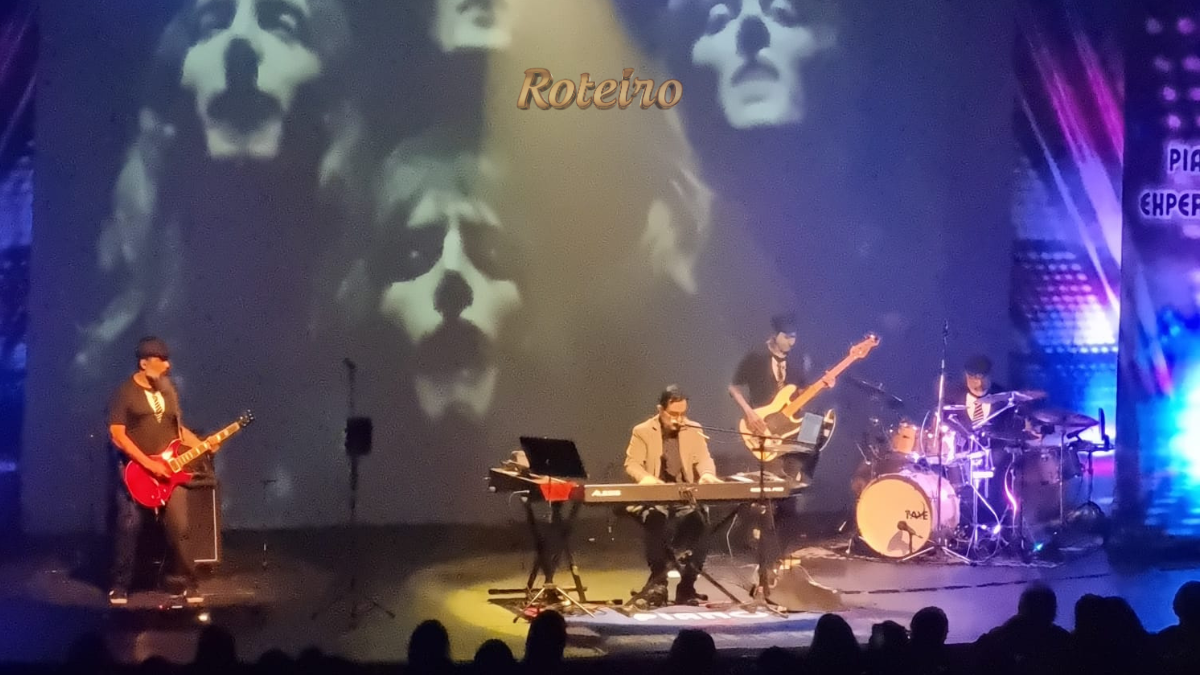 Vídeo Piano Experience SJC: banda em apresentação anterior ao show no Teatro Univap