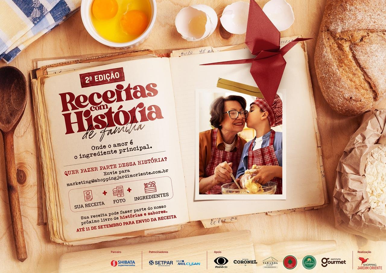 Família prepara receita para o concurso Receitas com História de Família