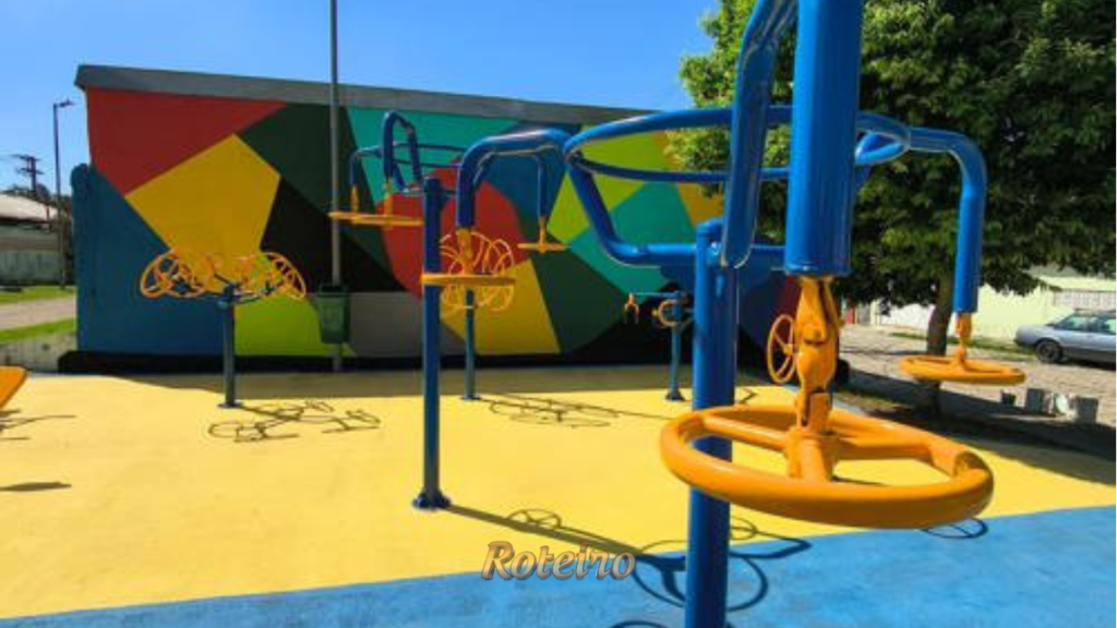 Arte urbana em SJC na Praça Takeo Kacuta, Jardim Santa Júlia