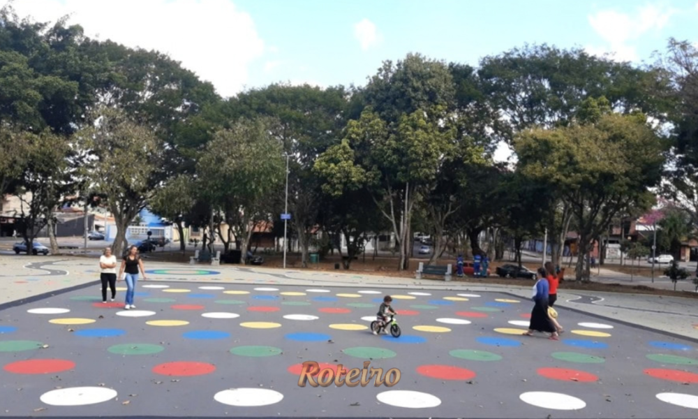Arte urbana em SJC na Praça Hildete da Silva Boaventura, Cidade Morumbi