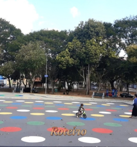 Arte urbana em SJC na Praça Hildete da Silva Boaventura, Cidade Morumbi