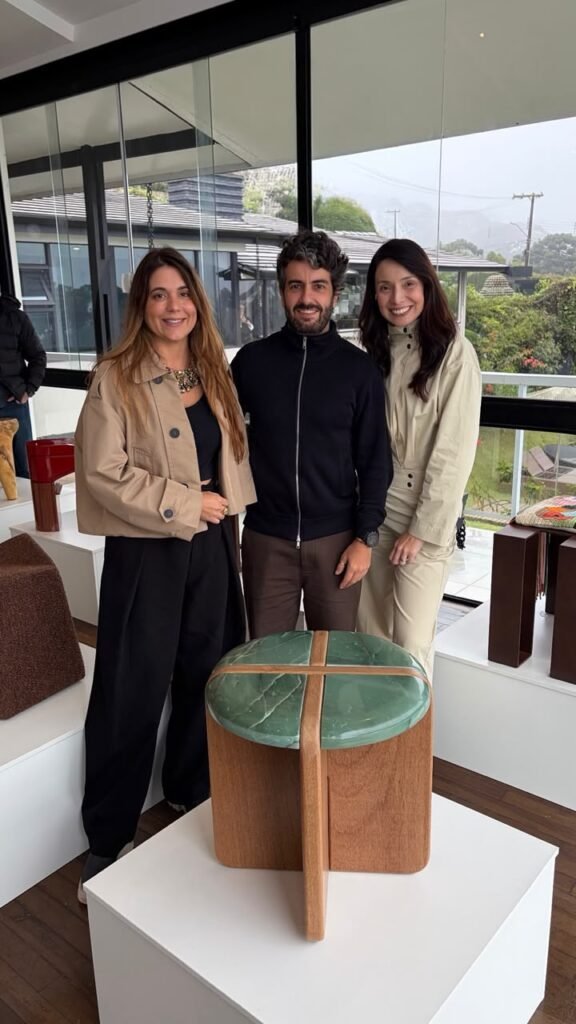 Casa Lemham Design Festival — Hamanda Siqueira e Leandro Moraes com o banco autoral