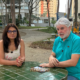 Marcio Marcondes entrevista Úrsula Pronckunas sobre como implantar a NR-1 na Praça Ulisses Guimarães, no Aquarius, em SJC