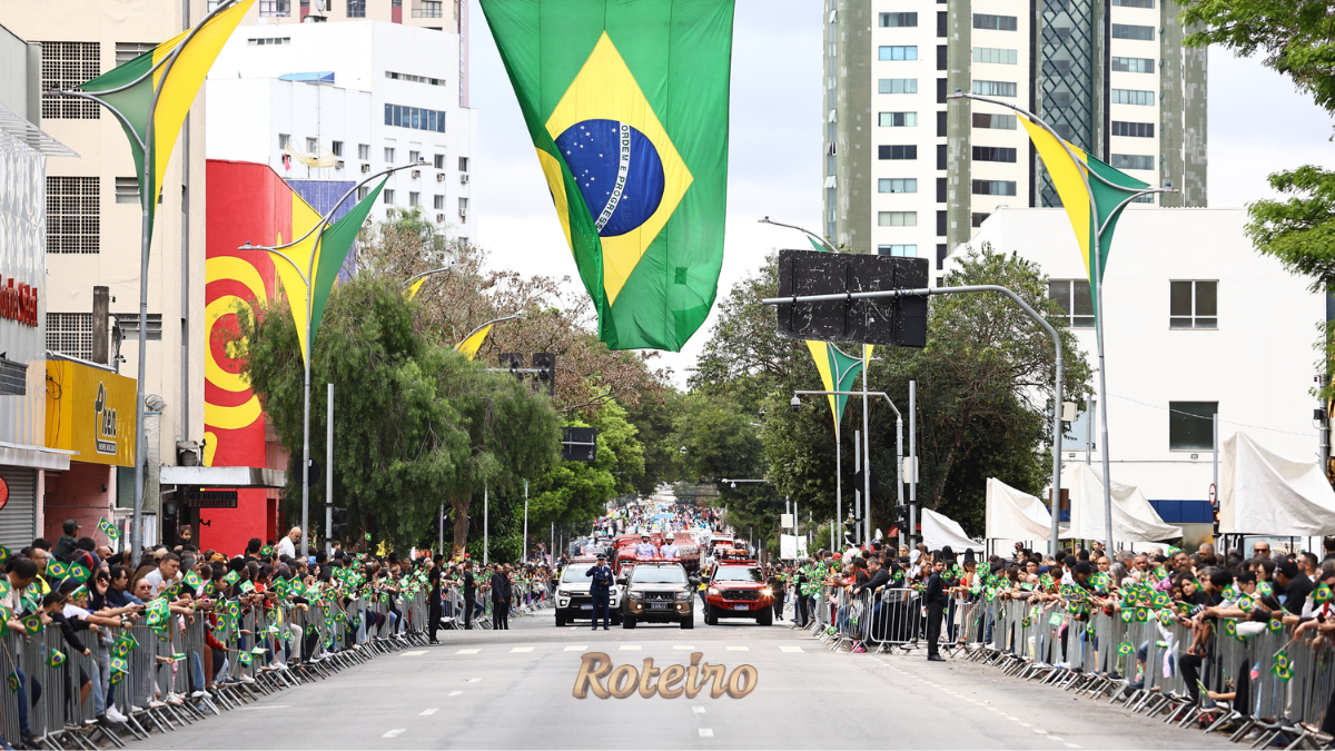 Desfile 7 de Setembro em SJC: trânsito interditado no Centro