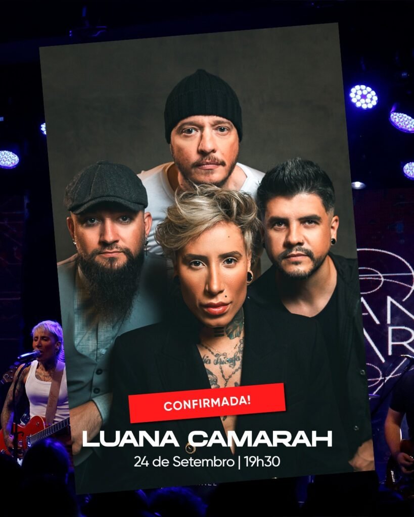 Festival Sabor e Som: Luana Camarah confirmada para 24 de setembro às 19h30