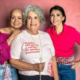 Outubro Rosa SJC 2026: Maria Sandim e mulheres assistidas pela ONG Casa Rosa