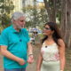Marcio Marcondes entrevista Úrsula Pronckunas sobre quem fiscaliza a NR-1 na Praça Ulisses Guimarães, no Aquarius, em SJC