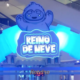 Reino de Neve SJC: portal de entrada iluminado no Shopping Jardim Oriente