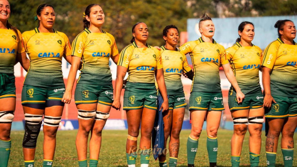 São José Rugby Mundial — Mariana Nicolau e Milena Mariano na Seleção Brasileira