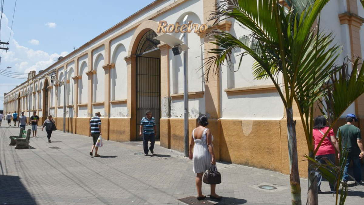 feriado 12 de outubro em SJC, fachada do Mercado Municipal no Centro de São José dos Campos