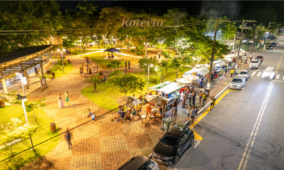 feriado prolongado de Finados em Guararema, Feira Noturna Gastronômica no Parque de Lazer