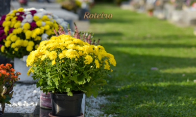 Finados em SJC 2026, flores e velas em homenagem no cemitério