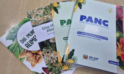Livro de receitas PANC: lançamento com degustação e mudas no Parque da Cidade em SJC