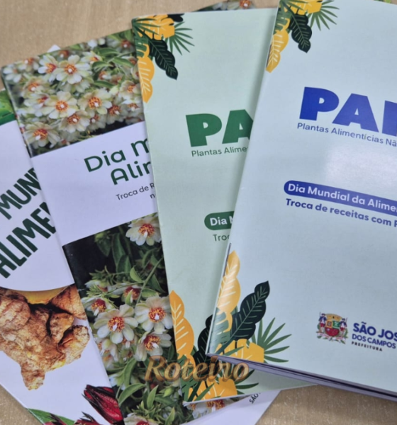 Livro de receitas PANC: lançamento com degustação e mudas no Parque da Cidade em SJC