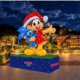 Natal Parque Capivari 2026, projeção da Mônica iluminada com o Sansão